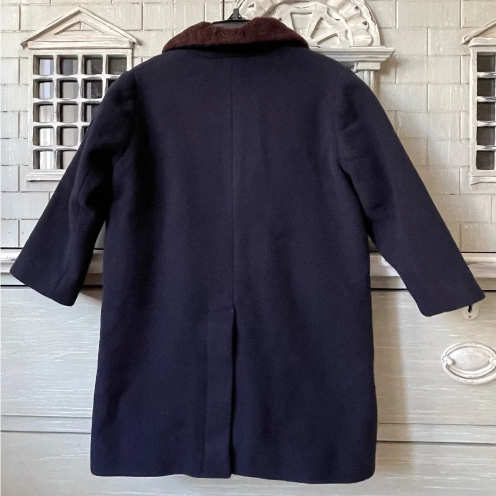 Caramel Baby & Child Boys’ Codnor Coat, Navy Melton - Size 3